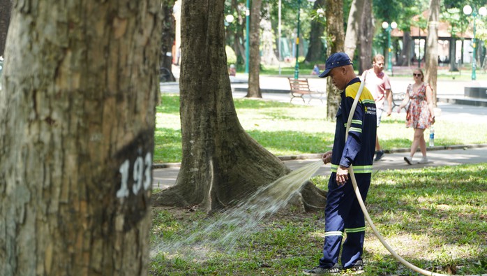 Công viên Tao Đàn ra sao sau sự cố cây xanh gây chết người?- Ảnh 3. Công viên Tao Đàn ra sao sau sự cố cây xanh gây chết người?- Ảnh 3.