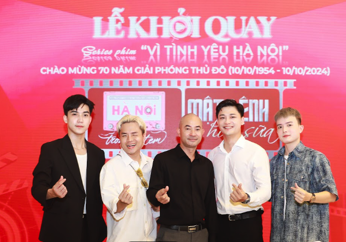 Khởi quay series phim "Vì tình yêu Hà Nội"- Ảnh 3. Khởi quay series phim "Vì tình yêu Hà Nội"- Ảnh 3.