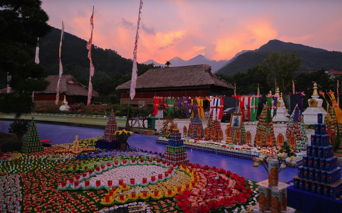 Nhiều sự kiện nhân lễ Vu lan tại Đại bảo tháp Mandala Tây Thiên- Ảnh 2. Nhiều sự kiện nhân lễ Vu lan tại Đại bảo tháp Mandala Tây Thiên- Ảnh 2.
