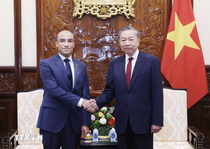 Những hình ảnh Tổng Bí thư, Chủ tịch nước Tô Lâm tiếp Đại sứ các nước trình Quốc thư- Ảnh 6. Những hình ảnh Tổng Bí thư, Chủ tịch nước Tô Lâm tiếp Đại sứ các nước trình Quốc thư- Ảnh 6.
