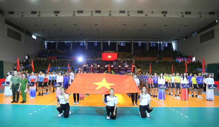 Chủ nhà thắng đậm trận khai mạc Giải bóng chuyền Công an TP HCM mở rộng 2024- Ảnh 1. Chủ nhà thắng đậm trận khai mạc Giải bóng chuyền Công an TP HCM mở rộng 2024- Ảnh 1.