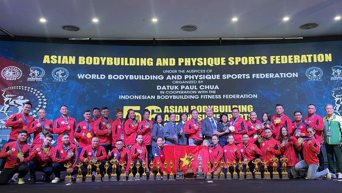Thể hình Việt Nam giành 7 ngôi vô địch, xếp nhì châu Á- Ảnh 3. Thể hình Việt Nam giành 7 ngôi vô địch, xếp nhì châu Á- Ảnh 3.