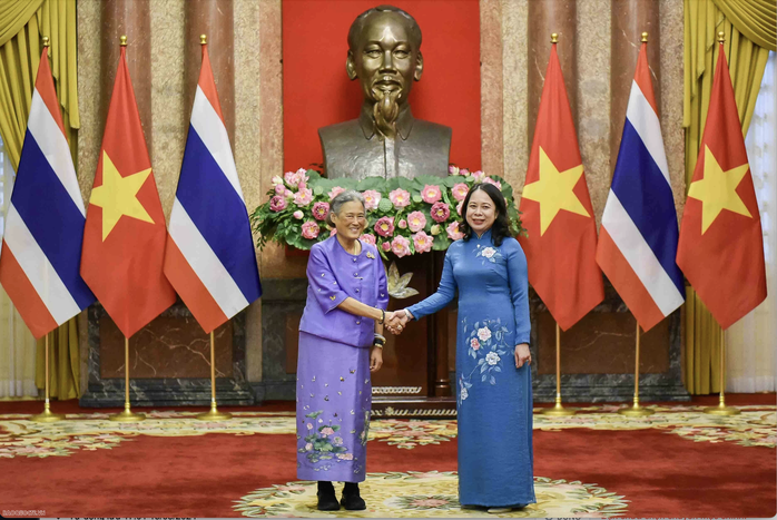 Phó Chủ tịch nước Võ Thị Ánh Xuân tiếp Công chúa Thái Lan- Ảnh 1. Phó Chủ tịch nước Võ Thị Ánh Xuân tiếp Công chúa Thái Lan- Ảnh 1.