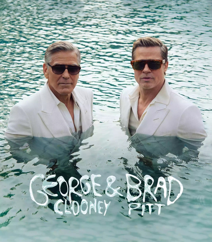 Đôi bạn thân Brad Pitt và George Clooney đọ vẻ điển trai- Ảnh 1. Đôi bạn thân Brad Pitt và George Clooney đọ vẻ điển trai- Ảnh 1.