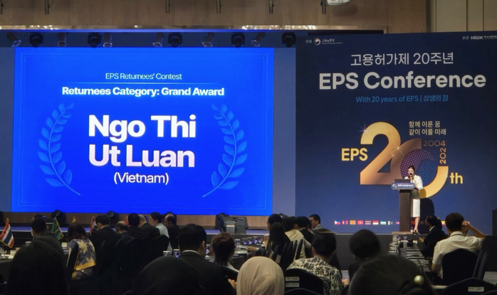 Một lao động Việt Nam đạt giải cao nhất tại Hàn Quốc- Ảnh 1. Một lao động Việt Nam đạt giải cao nhất tại Hàn Quốc- Ảnh 1.