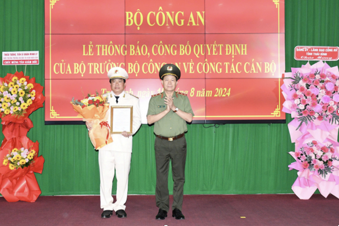 Công an tỉnh Trà Vinh và Thái Bình có tân giám đốc - Ảnh 1. Công an tỉnh Trà Vinh và Thái Bình có tân giám đốc - Ảnh 1.