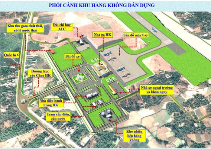 Dự kiến năm 2025 hoàn thành quy hoạch sân bay Nà Sản- Ảnh 1. Dự kiến năm 2025 hoàn thành quy hoạch sân bay Nà Sản- Ảnh 1.
