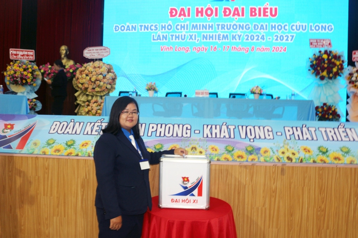 Đại hội Đoàn Trường ĐH Cửu Long lần thứ XI thành công tốt đẹp- Ảnh 3. Đại hội Đoàn Trường ĐH Cửu Long lần thứ XI thành công tốt đẹp- Ảnh 3.