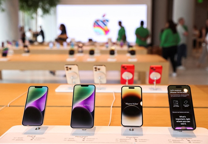 Apple đã lắp ráp số iPhone đạt tổng trị giá 14 tỉ USD ở Ấn Độ trong năm tài chính 2024, Ảnh: Reuters Apple đã lắp ráp số iPhone đạt tổng trị giá 14 tỉ USD ở Ấn Độ trong năm tài chính 2024, Ảnh: Reuters