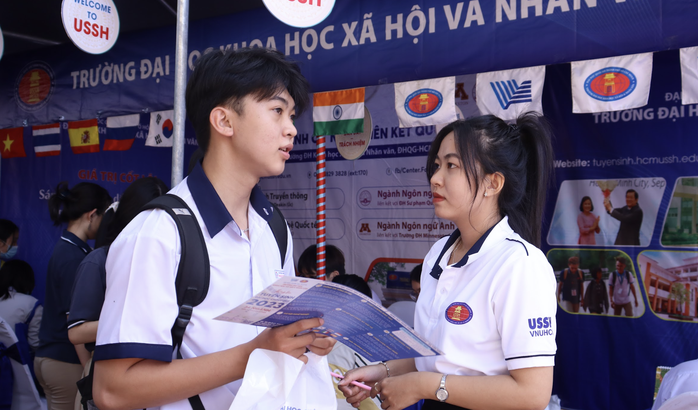 Điểm chuẩn 2024 của Trường ĐH Khoa học Xã hội và Nhân văn TP HCM cao ngất ngưởng- Ảnh 1. Điểm chuẩn 2024 của Trường ĐH Khoa học Xã hội và Nhân văn TP HCM cao ngất ngưởng- Ảnh 1.