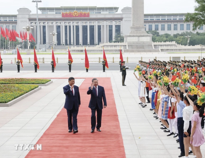 Trung Quốc bắn 21 phát đại bác chào mừng Tổng Bí thư, Chủ tịch nước Tô Lâm- Ảnh 7. Trung Quốc bắn 21 phát đại bác chào mừng Tổng Bí thư, Chủ tịch nước Tô Lâm- Ảnh 7.