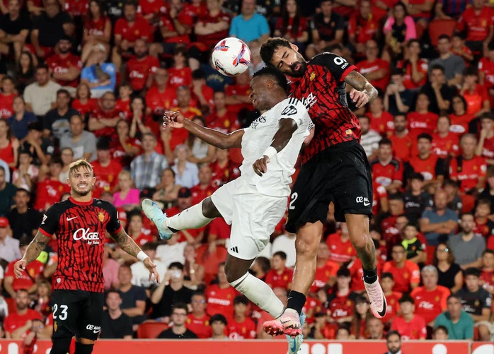 Real Madrid gây thất vọng trước Mallorca, Rodrygo ghi bàn nhưng Mendy lãnh thẻ đỏ- Ảnh 4. Real Madrid gây thất vọng trước Mallorca, Rodrygo ghi bàn nhưng Mendy lãnh thẻ đỏ- Ảnh 4.