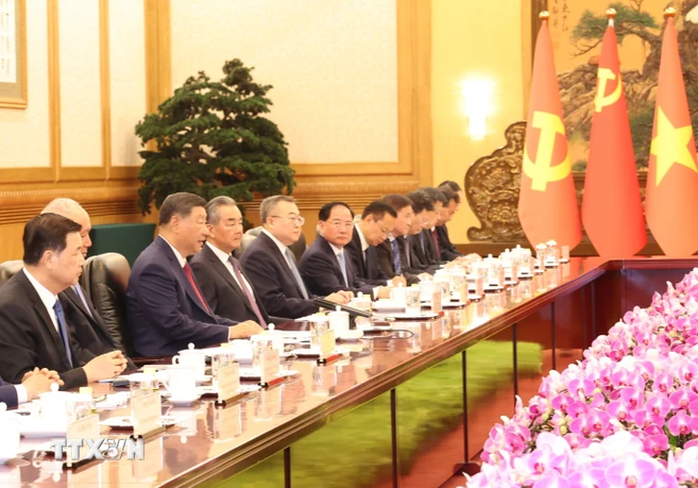 Tổng Bí thư, Chủ tịch nước Tô Lâm hội đàm với Tổng Bí thư, Chủ tịch nước Tập Cận Bình- Ảnh 4. Tổng Bí thư, Chủ tịch nước Tô Lâm hội đàm với Tổng Bí thư, Chủ tịch nước Tập Cận Bình- Ảnh 4.