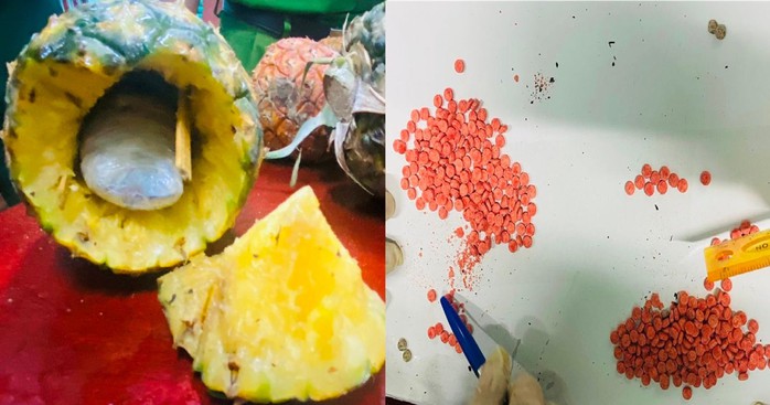 Bắt người nước ngoài "ôm" 5 quả dứa gai qua biên giới, phát hiện điều không ngờ- Ảnh 2. Bắt người nước ngoài "ôm" 5 quả dứa gai qua biên giới, phát hiện điều không ngờ- Ảnh 2.