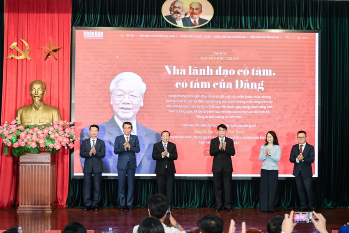 Ra mắt trang thông tin đặc biệt về Tổng Bí thư Nguyễn Phú Trọng- Ảnh 1. Ra mắt trang thông tin đặc biệt về Tổng Bí thư Nguyễn Phú Trọng- Ảnh 1.