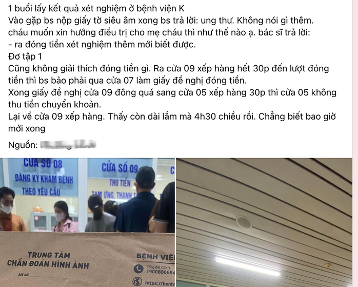 Bệnh viện K nói gì về những thông tin xôn xao liên quan vụ lùm xùm TikToker "tố" bác sĩ?- Ảnh 2. Bệnh viện K nói gì về những thông tin xôn xao liên quan vụ lùm xùm TikToker "tố" bác sĩ?- Ảnh 2.