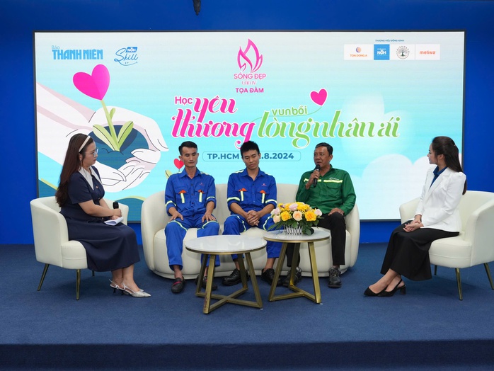 Cuộc thi Sống đẹp lan tỏa thông điệp: “Học yêu thương, vun bồi lòng nhân ái”- Ảnh 4. Cuộc thi Sống đẹp lan tỏa thông điệp: “Học yêu thương, vun bồi lòng nhân ái”- Ảnh 4.
