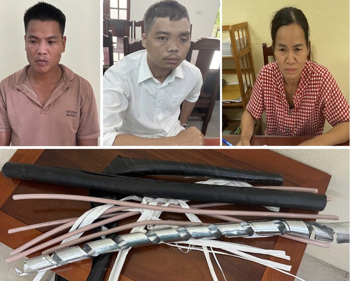 Ổ nhóm ở Thanh Hóa gây ra hàng loạt vụ trộm cắp dây cáp điện trị giá hơn 6 tỉ đồng- Ảnh 1. Ổ nhóm ở Thanh Hóa gây ra hàng loạt vụ trộm cắp dây cáp điện trị giá hơn 6 tỉ đồng- Ảnh 1.