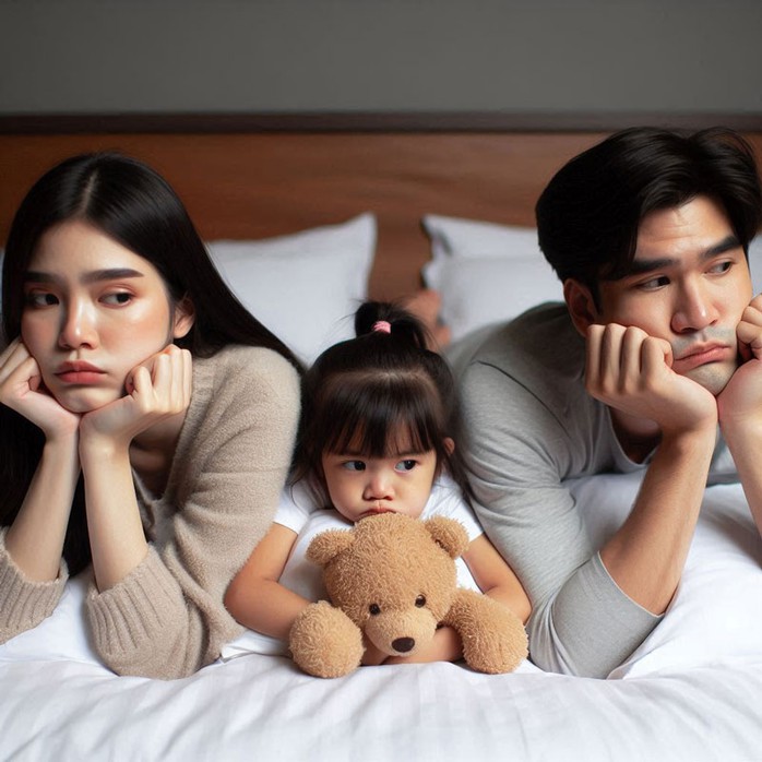 Hôn nhân đi vào ngõ cụt, nhiều cặp vợ chồng chỉ xem nhau như “bạn chung nhà”. Minh họa AI: ANH VŨ Hôn nhân đi vào ngõ cụt, nhiều cặp vợ chồng chỉ xem nhau như “bạn chung nhà”. Minh họa AI: ANH VŨ