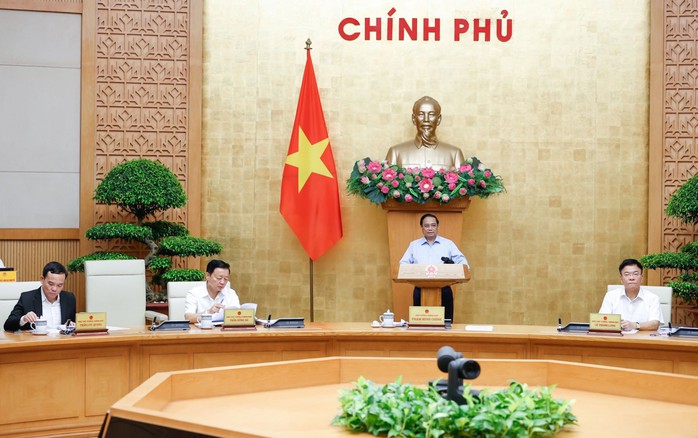 Thủ tướng Phạm Minh Chính chủ trì phiên họp Chính phủ chuyên đề pháp luật tháng 8-2024. Ảnh: NHẬT BẮC Thủ tướng Phạm Minh Chính chủ trì phiên họp Chính phủ chuyên đề pháp luật tháng 8-2024. Ảnh: NHẬT BẮC