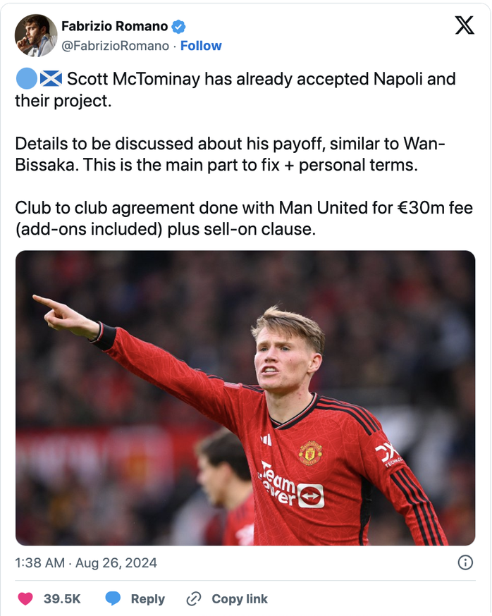 Man United "đẩy" McTominay và Sancho khỏi Old Trafford- Ảnh 3. Man United "đẩy" McTominay và Sancho khỏi Old Trafford- Ảnh 3.
