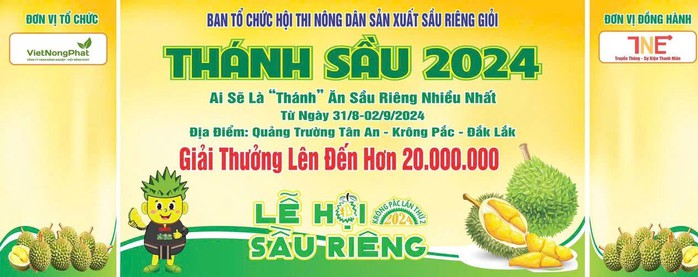 Cơ hội ăn sầu riêng miễn phí 1 năm tại cuộc thi "Thánh ăn sầu riêng" - Ảnh 1. Cơ hội ăn sầu riêng miễn phí 1 năm tại cuộc thi "Thánh ăn sầu riêng" - Ảnh 1.