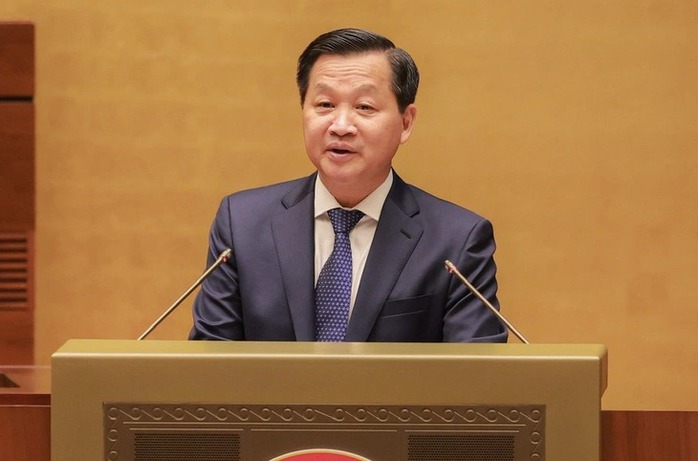 Quốc hội phê chuẩn miễn nhiệm chức vụ Phó Thủ tướng đối với ông Lê Minh Khái- Ảnh 1. Quốc hội phê chuẩn miễn nhiệm chức vụ Phó Thủ tướng đối với ông Lê Minh Khái- Ảnh 1.