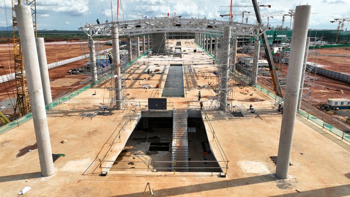 Hình ảnh lắp dựng nhà ga hành khách sân bay Long Thành- Ảnh 9. Hình ảnh lắp dựng nhà ga hành khách sân bay Long Thành- Ảnh 9.