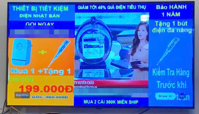 Một video trên mạng xã hội phát quảng cáo thiết bị “làm đồng hồ điện chạy chậm lại, tiết kiệm 45% hóa đơn tiền điện”Ảnh: MỘc Nhiên Một video trên mạng xã hội phát quảng cáo thiết bị “làm đồng hồ điện chạy chậm lại, tiết kiệm 45% hóa đơn tiền điện”Ảnh: MỘc Nhiên