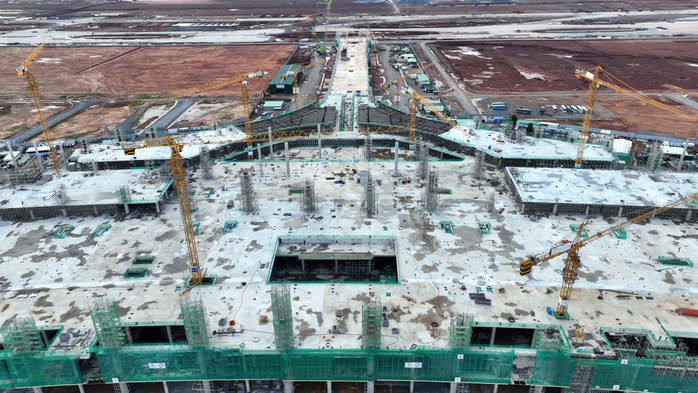 Hình ảnh lắp dựng nhà ga hành khách sân bay Long Thành- Ảnh 12. Hình ảnh lắp dựng nhà ga hành khách sân bay Long Thành- Ảnh 12.