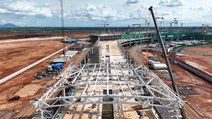 Hình ảnh lắp dựng nhà ga hành khách sân bay Long Thành- Ảnh 15. Hình ảnh lắp dựng nhà ga hành khách sân bay Long Thành- Ảnh 15.