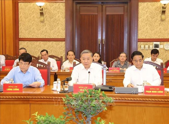 Tổng Bí thư, Chủ tịch nước Tô Lâm chủ trì cuộc họp của Tiểu ban Văn kiện Đại hội XIV- Ảnh 2. Tổng Bí thư, Chủ tịch nước Tô Lâm chủ trì cuộc họp của Tiểu ban Văn kiện Đại hội XIV- Ảnh 2.