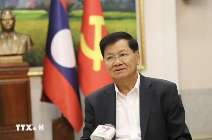 Tổng Bí thư, Chủ tịch nước Lào chúc mừng Tổng Bí thư, Chủ tịch nước Tô Lâm- Ảnh 2. Tổng Bí thư, Chủ tịch nước Lào chúc mừng Tổng Bí thư, Chủ tịch nước Tô Lâm- Ảnh 2.