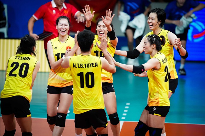 Thắng Indonesia, tuyển bóng chuyền Việt Nam vào chung kết SEA V-League 2024- Ảnh 1. Thắng Indonesia, tuyển bóng chuyền Việt Nam vào chung kết SEA V-League 2024- Ảnh 1.