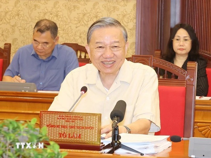 Tổng Bí thư, Chủ tịch nước Tô Lâm chủ trì họp Bộ Chính trị, Ban Bí thư - Ảnh 2. Tổng Bí thư, Chủ tịch nước Tô Lâm chủ trì họp Bộ Chính trị, Ban Bí thư - Ảnh 2.