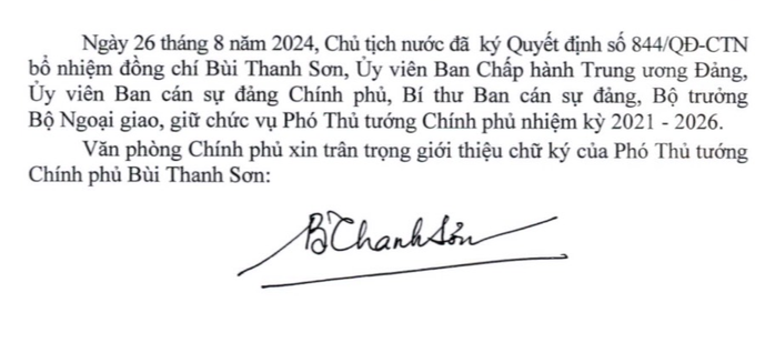 Giới thiệu chữ ký của 3 tân Phó Thủ tướng- Ảnh 3. Giới thiệu chữ ký của 3 tân Phó Thủ tướng- Ảnh 3.