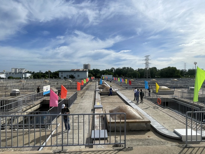 TP HCM: Khánh thành Nhà máy xử lý nước thải lớn nhất nước- Ảnh 3. TP HCM: Khánh thành Nhà máy xử lý nước thải lớn nhất nước- Ảnh 3.