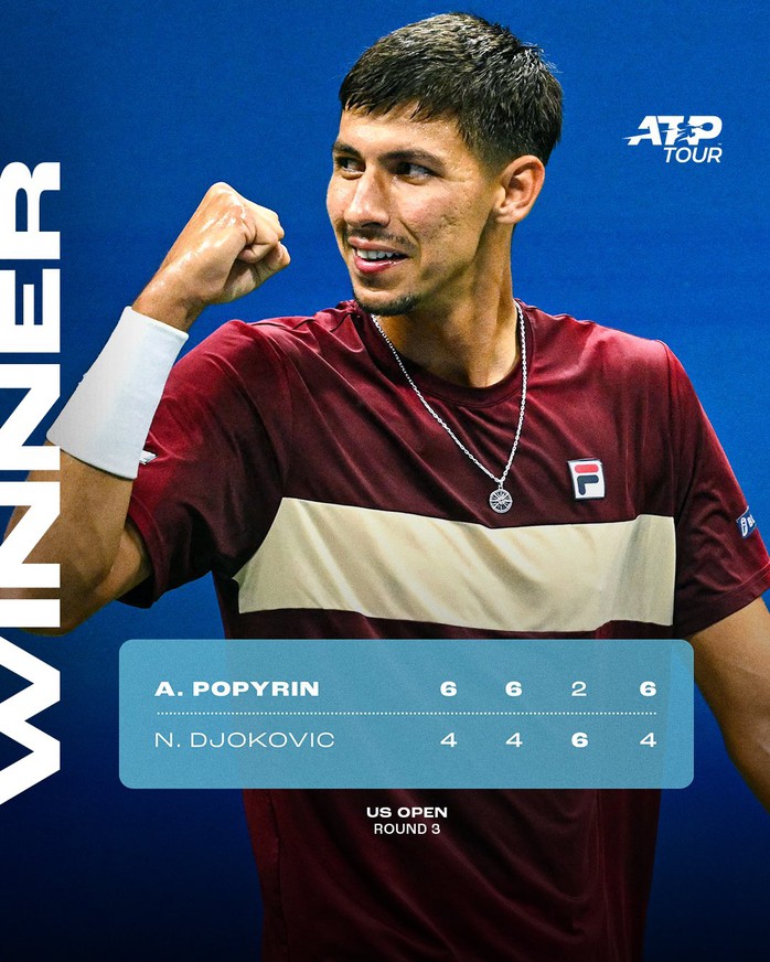 Sau Alcaraz, Djokovic dừng bước bất ngờ, trắng tay Grand Slam năm nay- Ảnh 2. Sau Alcaraz, Djokovic dừng bước bất ngờ, trắng tay Grand Slam năm nay- Ảnh 2.