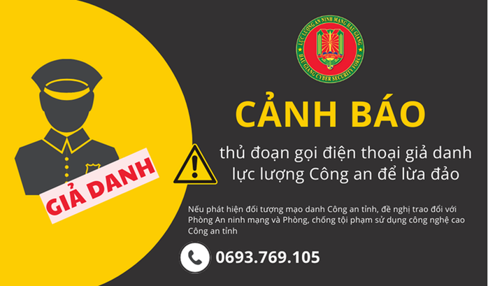 Cảnh báo mạo danh 2 phó giám đốc công an để lừa đảo- Ảnh 1. Cảnh báo mạo danh 2 phó giám đốc công an để lừa đảo- Ảnh 1.