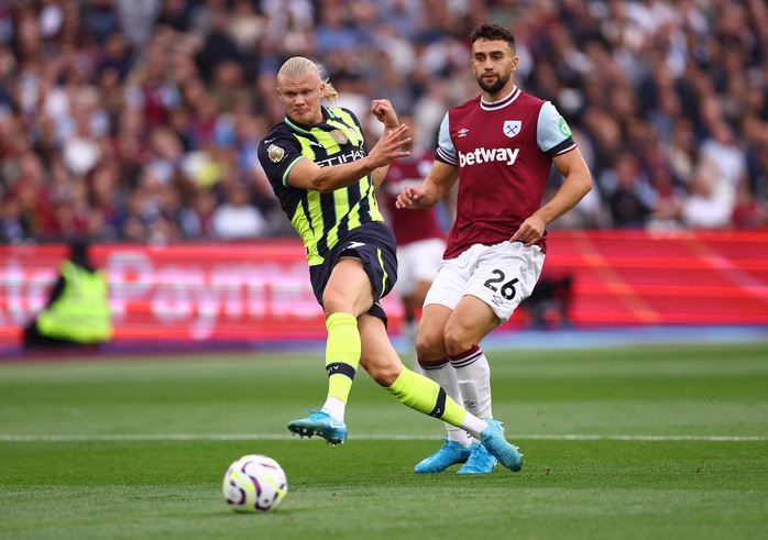 Haaland bùng nổ hat-trick, Man City hạ West Ham giật ngôi đỉnh bảng- Ảnh 2. Haaland bùng nổ hat-trick, Man City hạ West Ham giật ngôi đỉnh bảng- Ảnh 2.