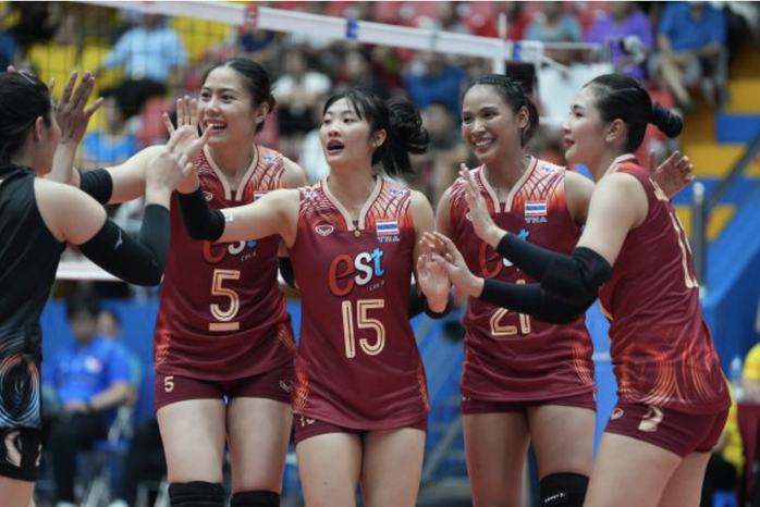 Tuyển bóng chuyền nữ Việt Nam về nhì SEA V-League 2024 sau màn rượt đuổi 5 ván- Ảnh 3. Tuyển bóng chuyền nữ Việt Nam về nhì SEA V-League 2024 sau màn rượt đuổi 5 ván- Ảnh 3.