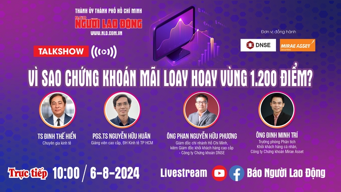 Livestream: Vì sao chứng khoán mãi loay hoay vùng 1.200 điểm?- Ảnh 1. Livestream: Vì sao chứng khoán mãi loay hoay vùng 1.200 điểm?- Ảnh 1.
