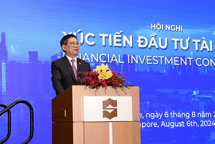 Bộ trưởng Hồ Đức Phớc giới thiệu tiềm năng thị trường chứng khoán Việt tại Singapore- Ảnh 1. Bộ trưởng Hồ Đức Phớc giới thiệu tiềm năng thị trường chứng khoán Việt tại Singapore- Ảnh 1.