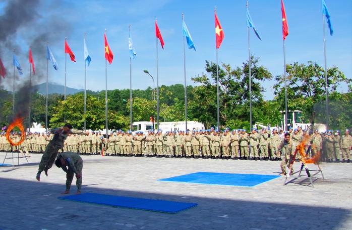 Lực lượng gìn giữ hoà bình huấn luyện, diễn tập thực địa- Ảnh 2. Lực lượng gìn giữ hoà bình huấn luyện, diễn tập thực địa- Ảnh 2.