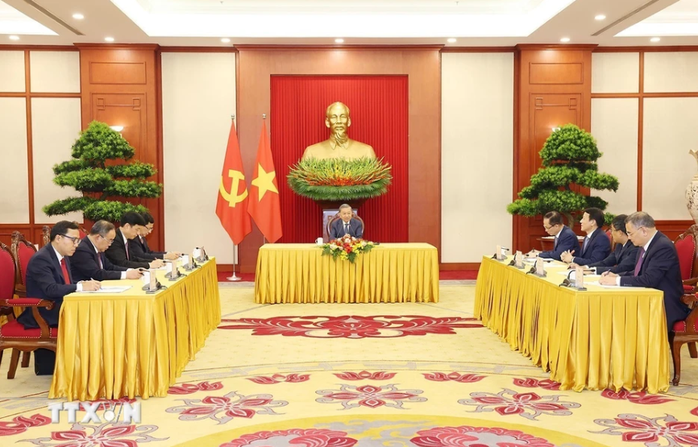 Tổng Bí thư, Chủ tịch nước Tô Lâm điện đàm với Tổng thống Nga Vladimir Putin- Ảnh 4. Tổng Bí thư, Chủ tịch nước Tô Lâm điện đàm với Tổng thống Nga Vladimir Putin- Ảnh 4.