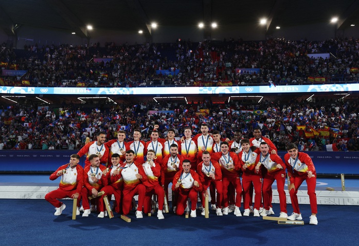 Sau 120 phút kịch tính, Tây Ban Nha đoạt HCV bóng đá nam Olympic 2024 - Ảnh 13. Sau 120 phút kịch tính, Tây Ban Nha đoạt HCV bóng đá nam Olympic 2024 - Ảnh 13.