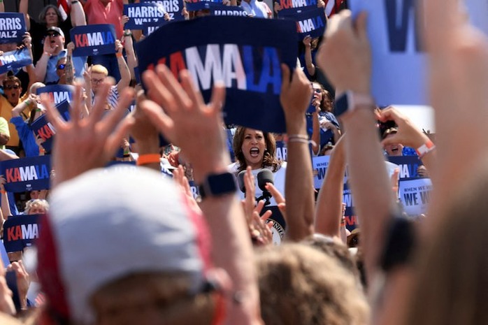 Ê-kíp tranh cử của ông Donald Trump lo sợ thất bại trước bà Kamala Harris- Ảnh 2. Ê-kíp tranh cử của ông Donald Trump lo sợ thất bại trước bà Kamala Harris- Ảnh 2.