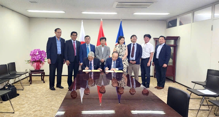 Trường Đại học Cửu Long ký hợp tác với một trường ở Nhật Bản- Ảnh 2. Trường Đại học Cửu Long ký hợp tác với một trường ở Nhật Bản- Ảnh 2.