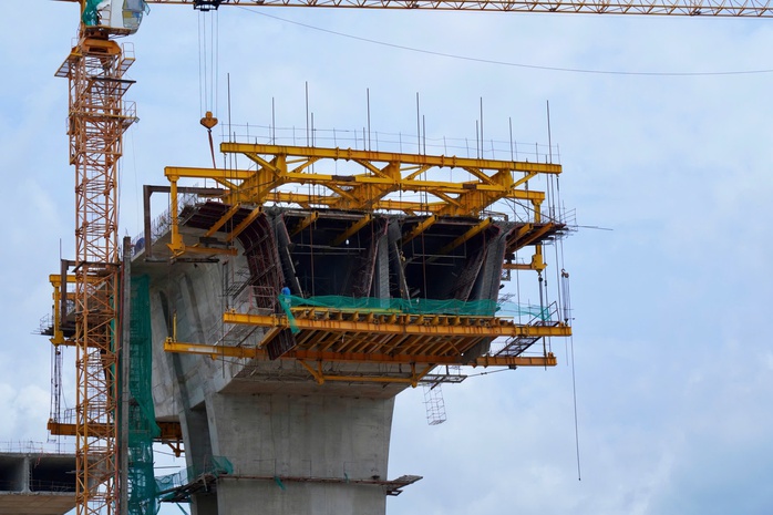 Chuẩn bị hợp long cầu lớn nhất đường Vành đai 3 TP HCM- Ảnh 1. Chuẩn bị hợp long cầu lớn nhất đường Vành đai 3 TP HCM- Ảnh 1.