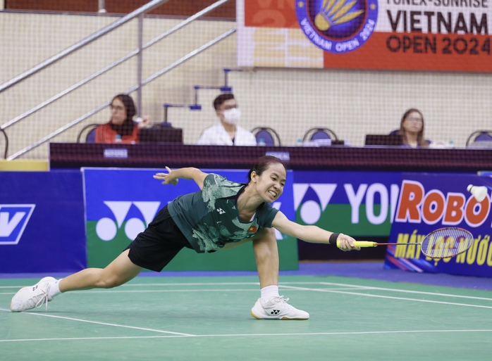 Thuỳ Linh, Vũ Thị Trang tiến vào vòng 2 Vietnam Open 2024- Ảnh 4. Thuỳ Linh, Vũ Thị Trang tiến vào vòng 2 Vietnam Open 2024- Ảnh 4.